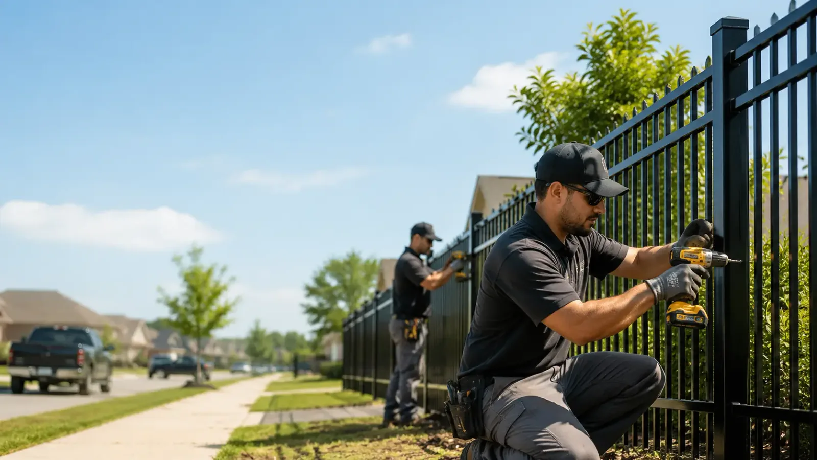 Metal Fence Installation in Crockett, VA